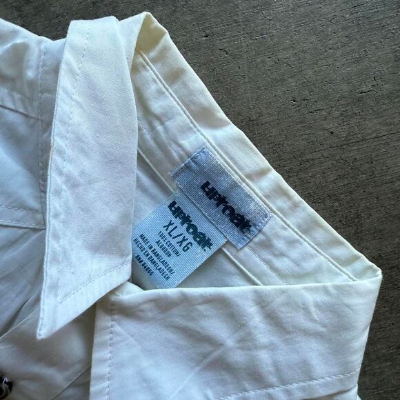 vintage white y2k button up with eagle size XL - Picture 4 of 4